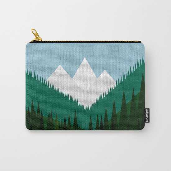 Pacific Northwest Mountains Carry-All Pouch