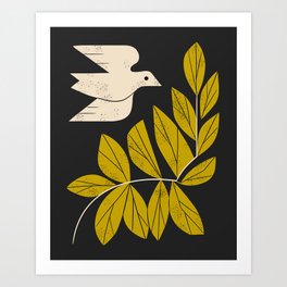 Dove and Branch Art Print