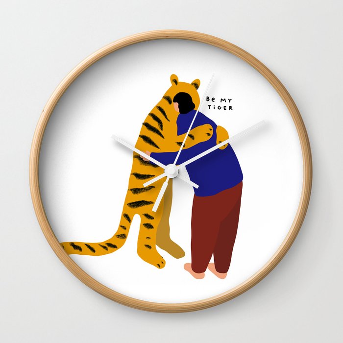 Be my tiger Wall Clock