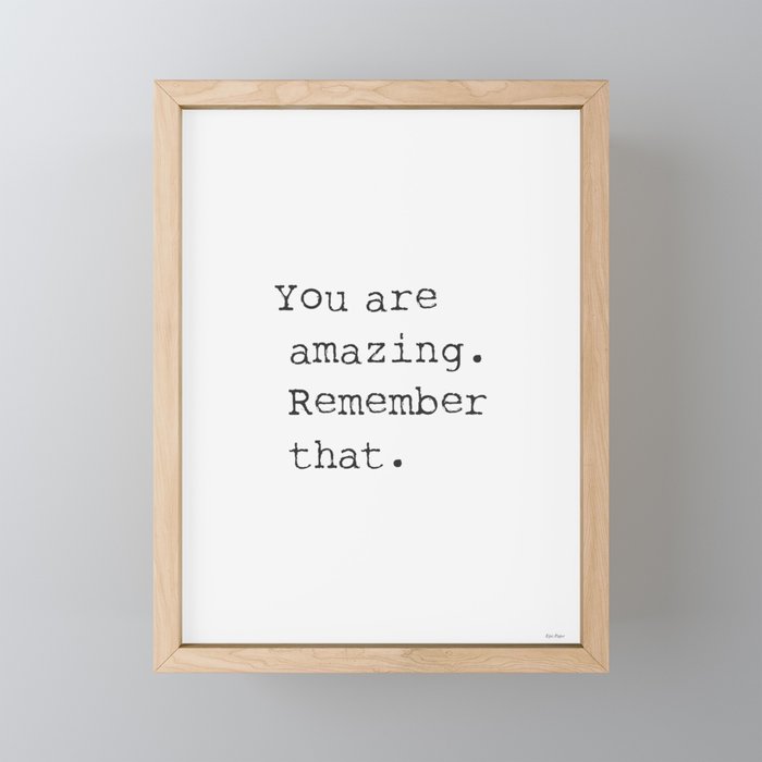 Framed Mini Art Print