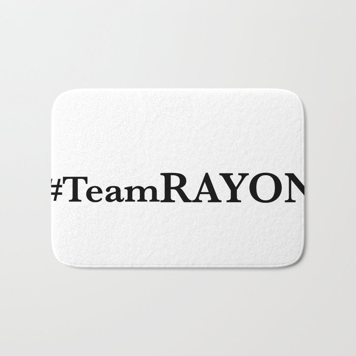 #TeamRAYON Rug Bath Mat