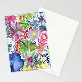 flower mat Stationery Card