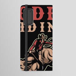 Rodeo Bull Riding Android Wallet Case