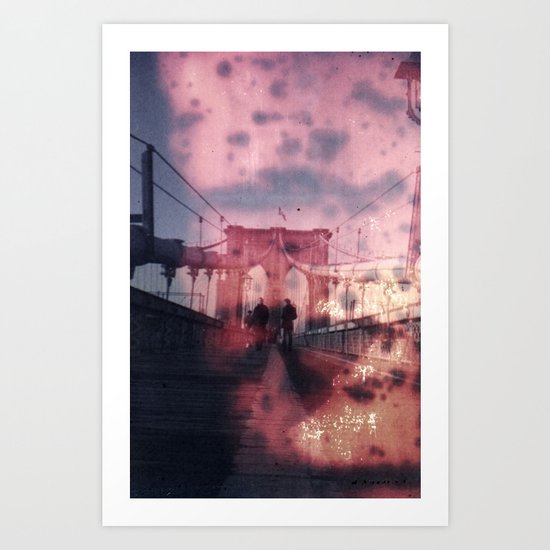 828 Vintage Bridge Art Print