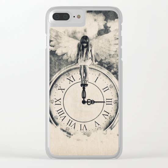 Somewhere In the Clouds Clear iPhone Case