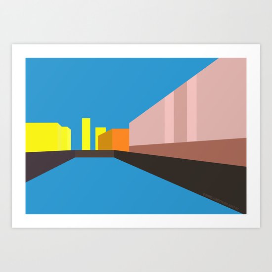 Berlin Perspectives - Palast der Republik Art Print