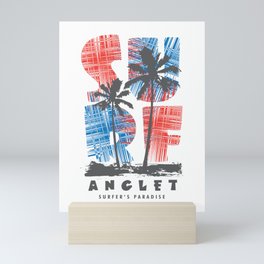 Anglet surf paradise Mini Art Print