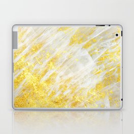 Gold Encapsulated Crystal Laptop Skin