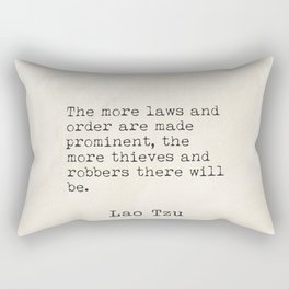 East wise words Lao Tzu Rectangular Pillow