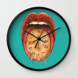 Melts in Your Mouth (Time) Wall Clock