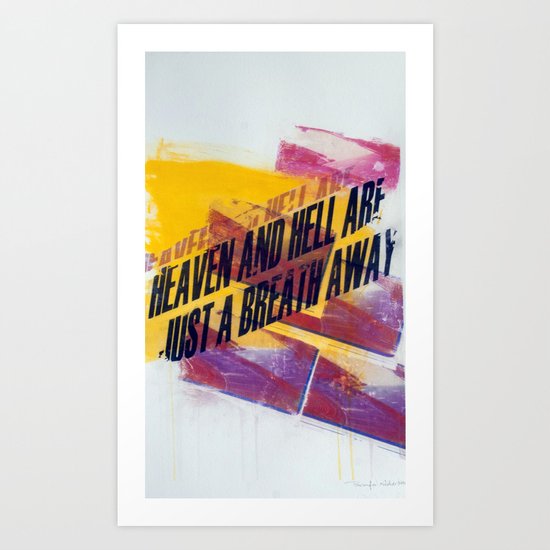 HEAVEN&HELL4 Art Print