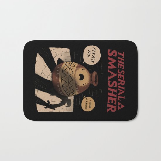 the serial smasher Bath Mat