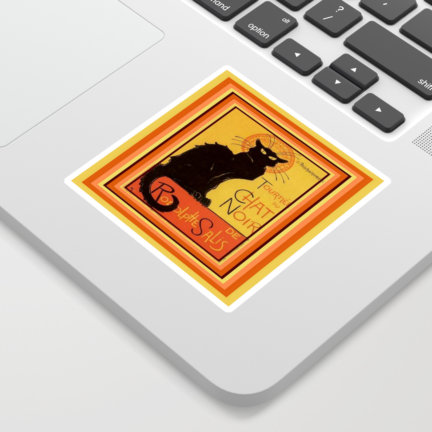 Tournee Du Chat Noir After Steinlein Sticker By Taiche Society6