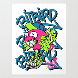 Bit Bird Street Team Art Print
