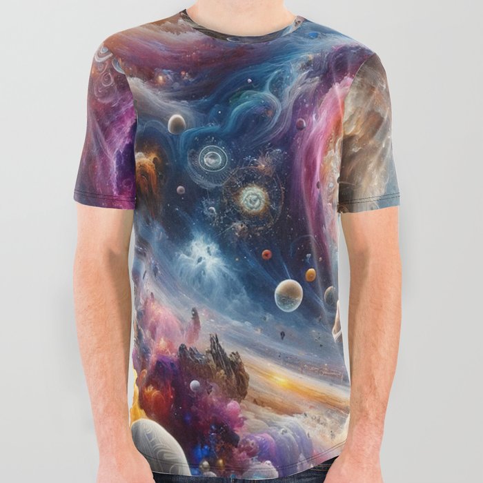 Enlightenment All Over Graphic Tee