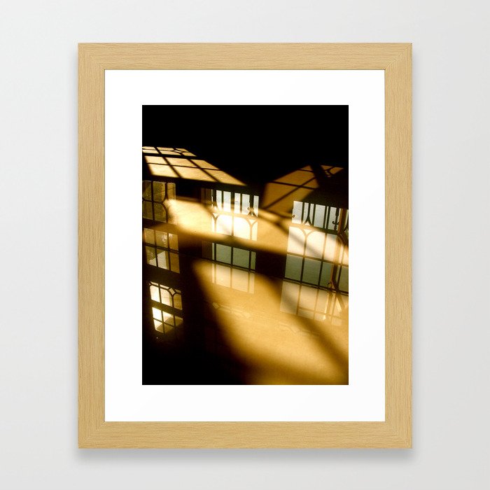 REFLECTIONS IN YELLOW Framed Art Print