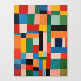 MidCentury Modern Colorful Geometric Artwork Canvas Print