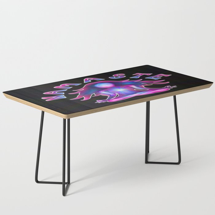 Namaste Psychedelic Yoga Silhouette Coffee Table
