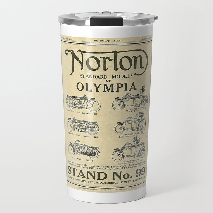 Vintage Norton Standard Advert Travel Mug