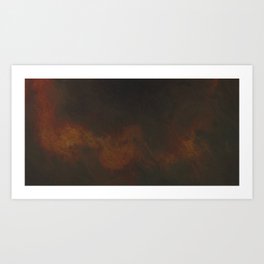 Warm brown rusty cooper  Art Print