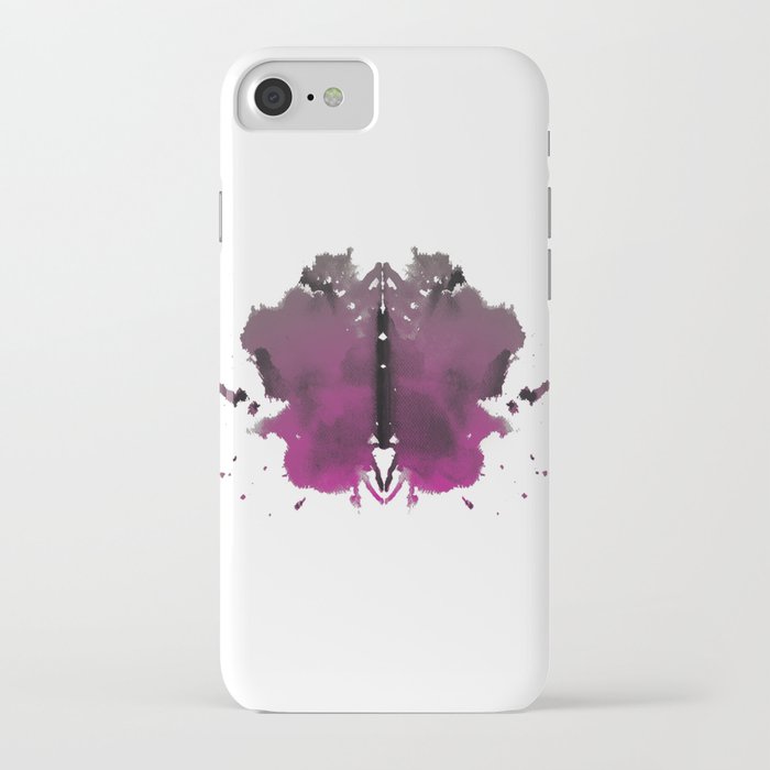Rorschach test 2 in color   iPhone Case