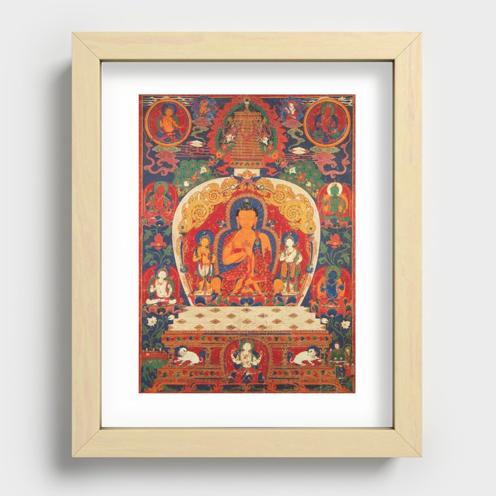 Maitreya Bodhisattva Buddhist Deity Buddha Recessed Framed Print