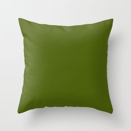 Algae Solid Color Throw Pillow