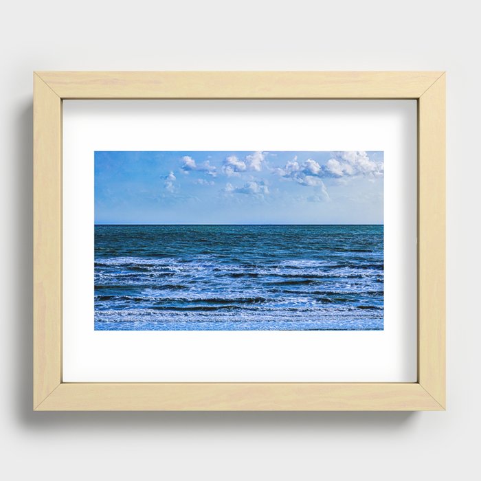 Ocean Water View Recessed Framed Print