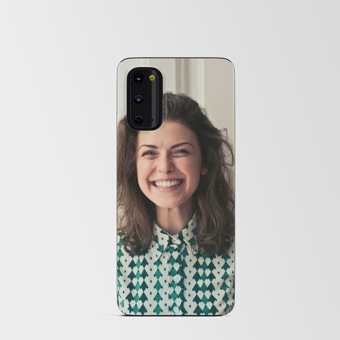 Happiness..to laugh without barriers . Android Card Case