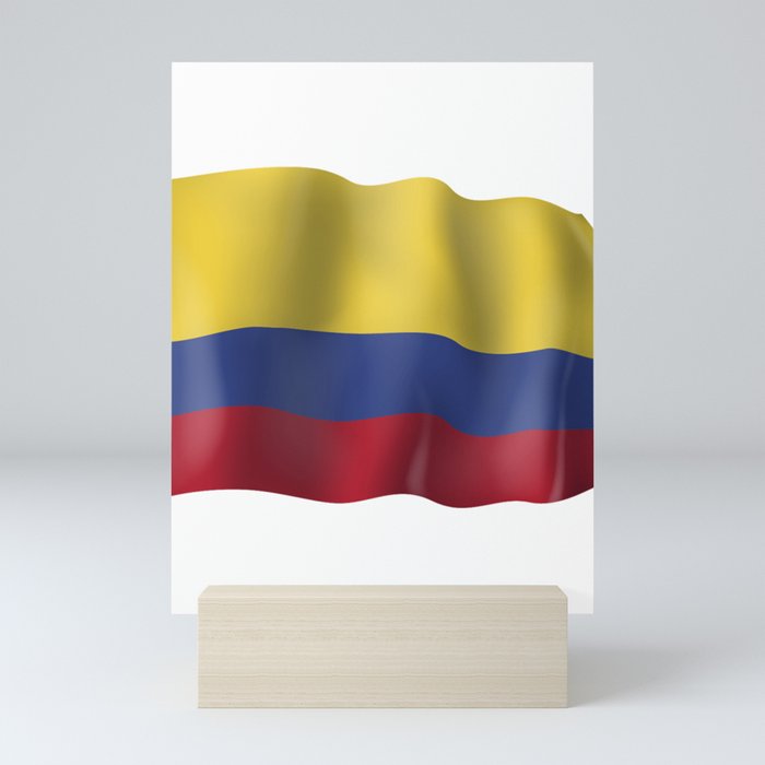 Colombia flag Mini Art Print