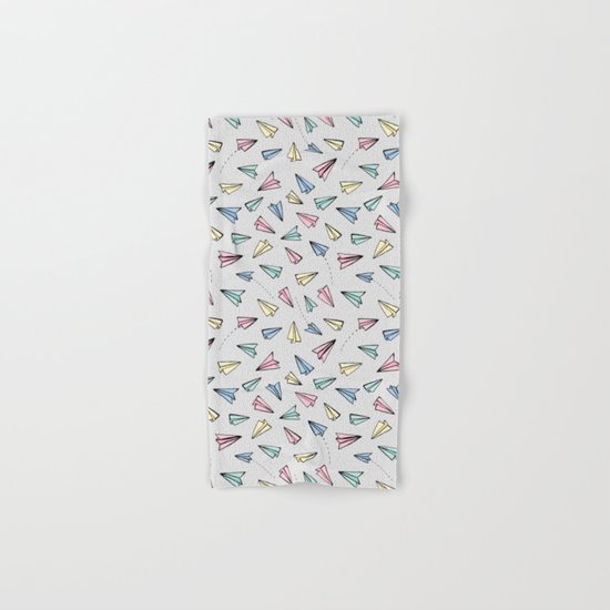 Paper Planes in Pastel Hand & Bath Towel
