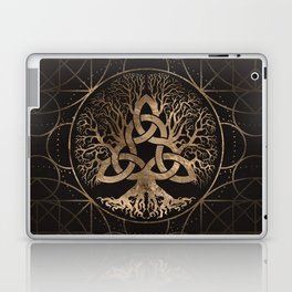 Tree of life -Yggdrasil with Triquetra Laptop Skin
