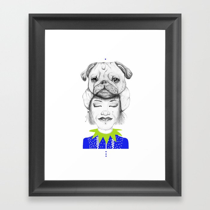Mystic Pug Framed Art Print