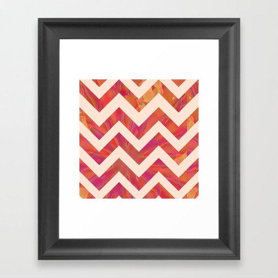 Spitfire Chevron Framed Art Print