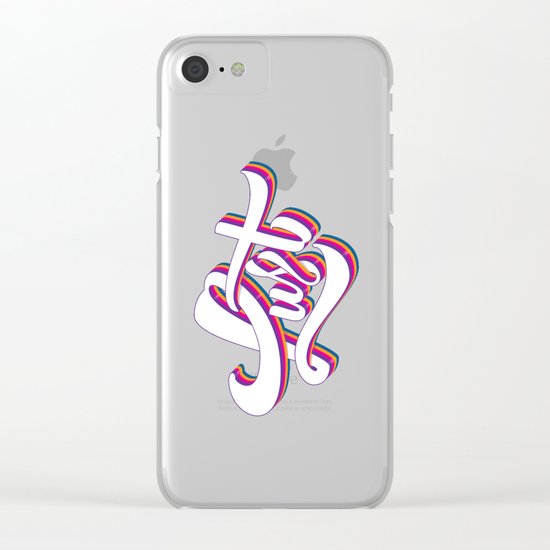 Lust Clear iPhone Case
