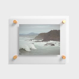 Crashing Waves Floating Acrylic Print