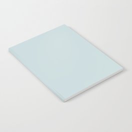 Soft-hued Light Pastel Blue Solid Color Pairs To Sherwin Williams Little Boy Blu SW 9054 Notebook