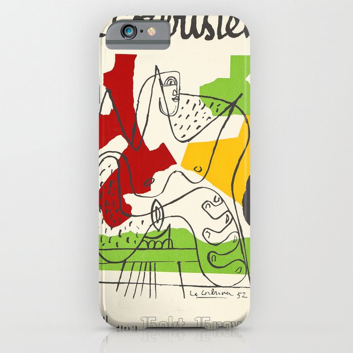 Le Corbusier - Vintage french exhibition poster iPhone Case