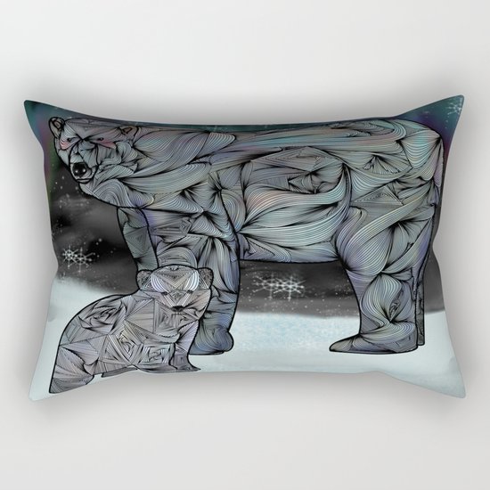 Polar Bears Rectangular Pillow