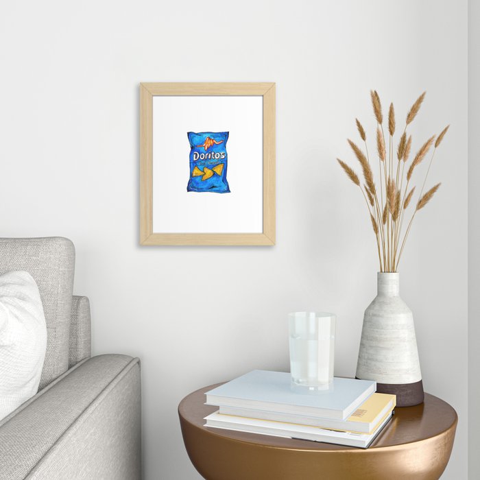 Cool Ranch Doritos Art Print by Snack Paintings
