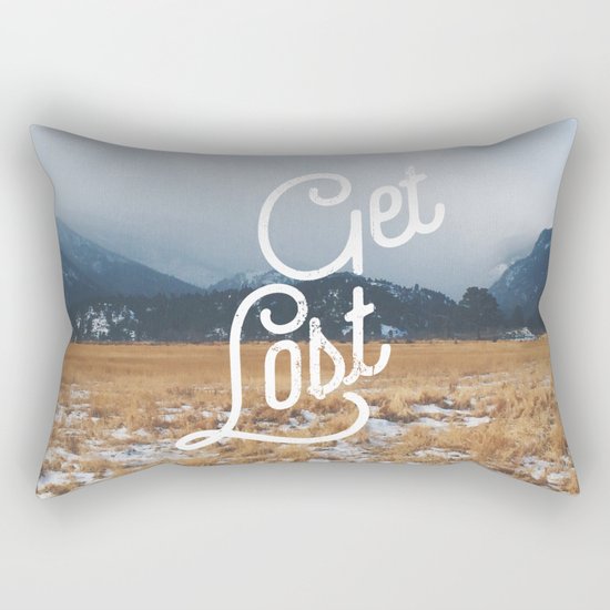 Get Lost Rectangular Pillow