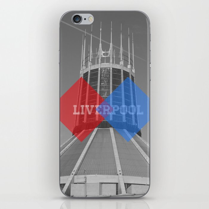 Liverpool - Red vs Blue iPhone Skin