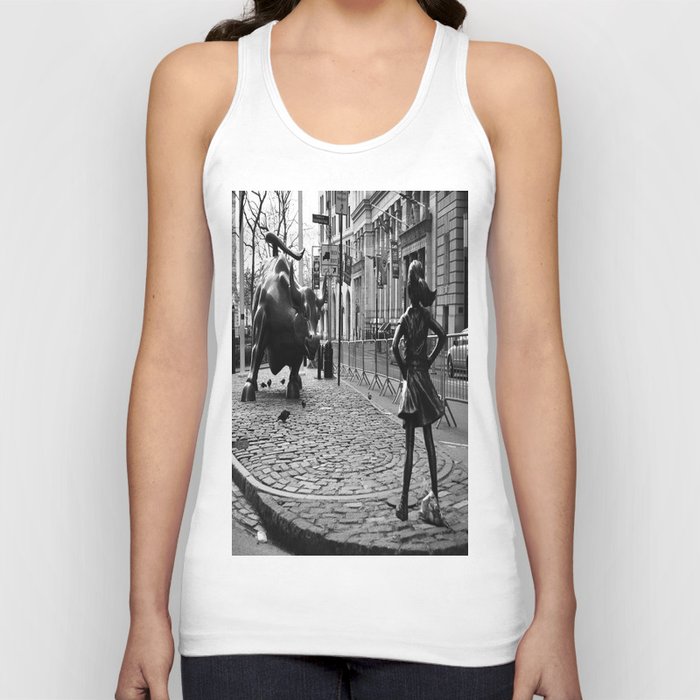 Fearless Girl and the Charging Bull Tank Top