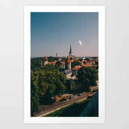 Talinn City Art Print