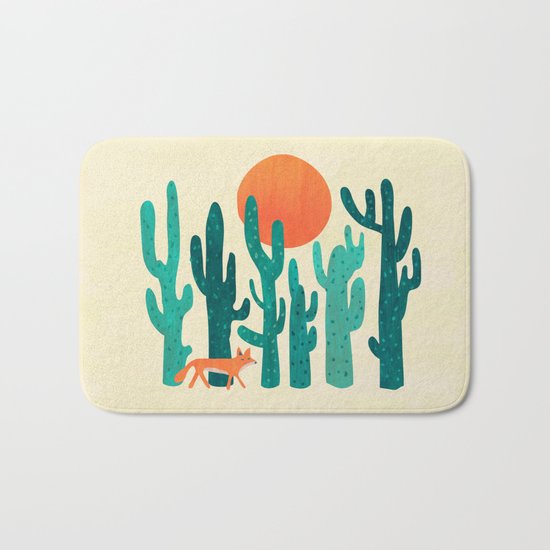Desert fox Bath Mat