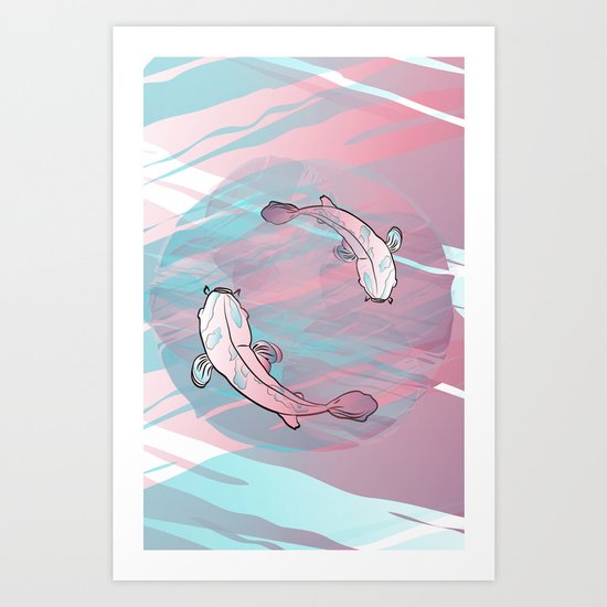 La vie en rose Art Print