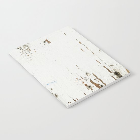 Vintage White Wood Notebook