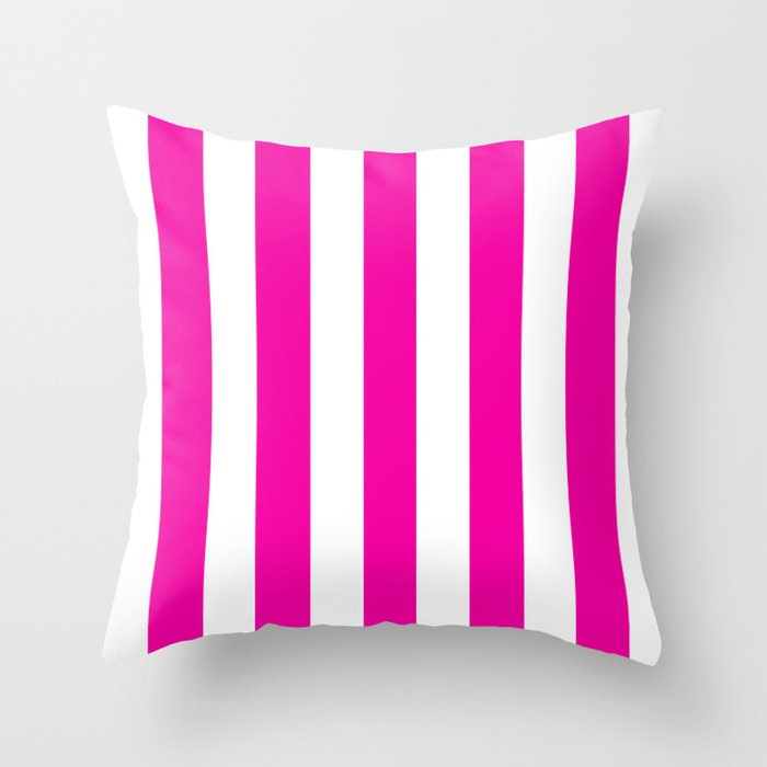 Hollywood Cerise Pink Solid Color, Solid Hot Pink Outdoor Pillows