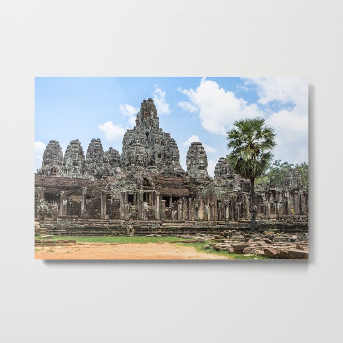 Bayon Temple, Angkor Thom, Cambodia Metal Print