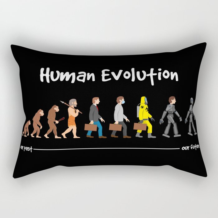 Evolution - a robotic future Rectangular Pillow